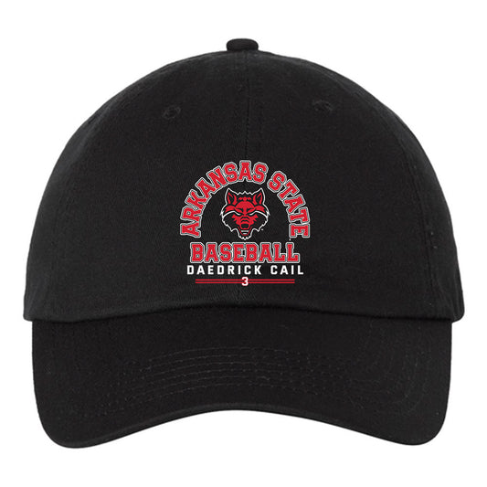 Arkansas State - NCAA Baseball : Daedrick Cail - Dad Hat