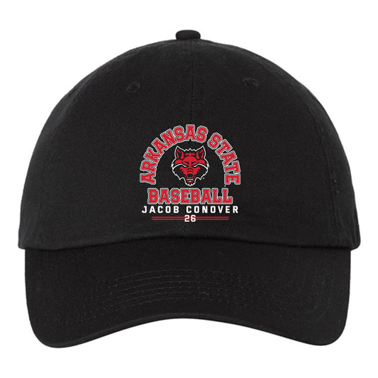 Arkansas State - NCAA Baseball : Jacob Conover - Dad Hat