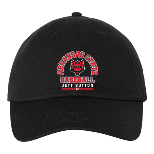 Arkansas State - NCAA Baseball : Jett Sutton - Dad Hat