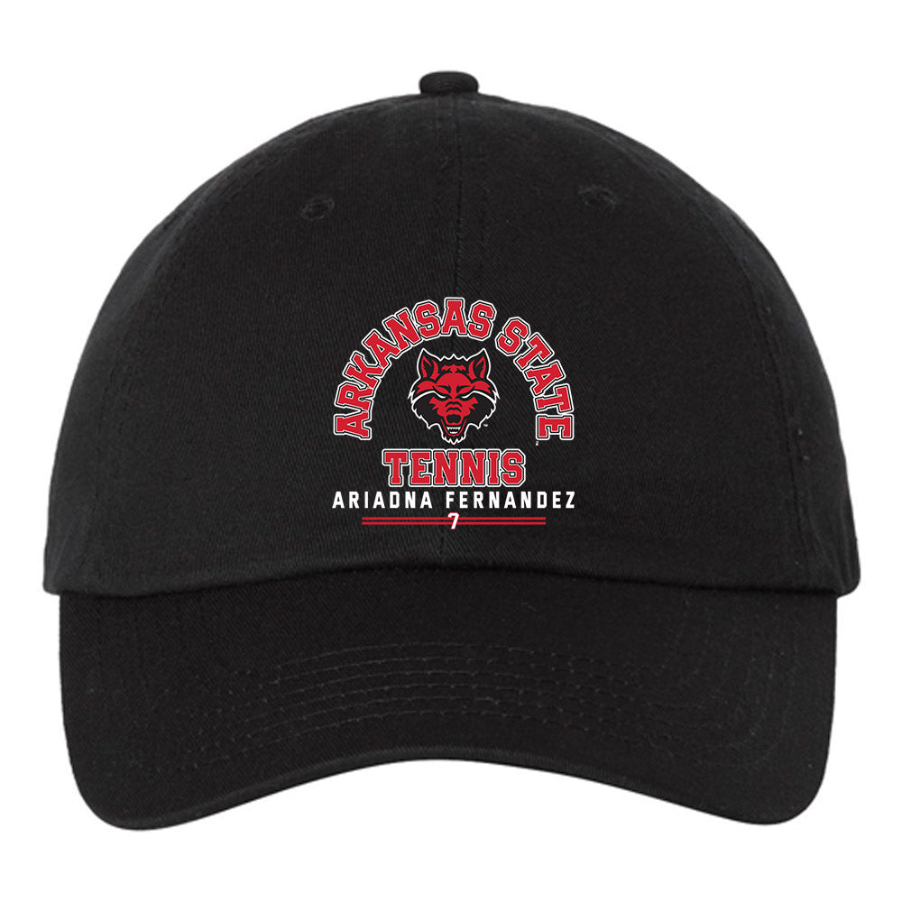 Arkansas State - NCAA Women's Tennis : Ariadna Fernandez - Dad Hat