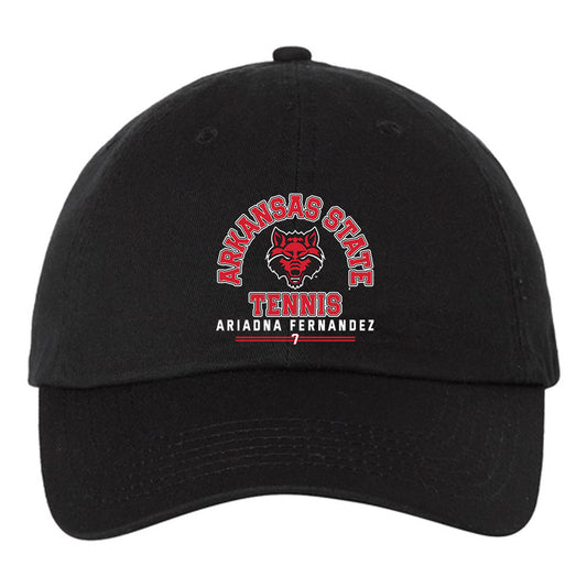 Arkansas State - NCAA Women's Tennis : Ariadna Fernandez - Dad Hat