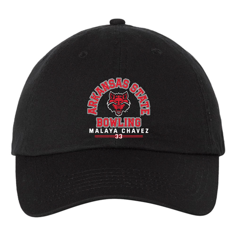 Arkansas State - NCAA Women's Bowling : Malaya Chavez - Dad Hat