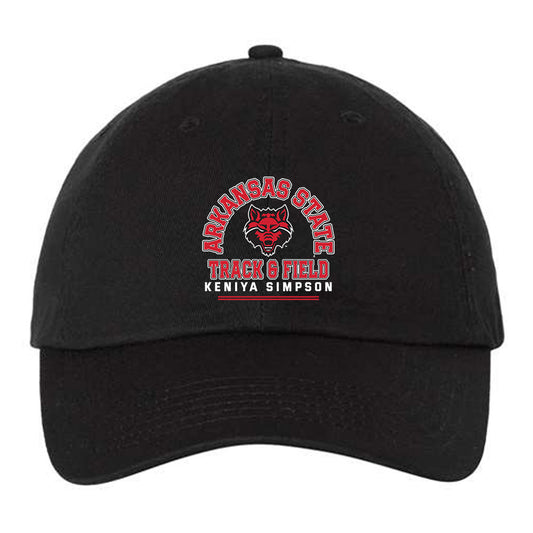 Arkansas State - NCAA Women's Track & Field : Keniya Simpson - Dad Hat-0