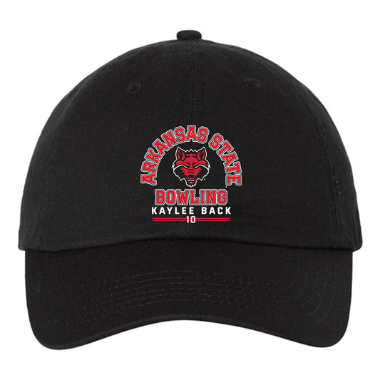 Arkansas State - NCAA Women's Bowling : Kaylee Back - Dad Hat