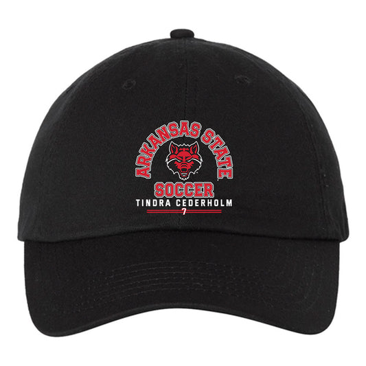 Arkansas State - NCAA Women's Soccer : Tindra Cederholm - Dad Hat