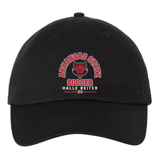 Arkansas State - NCAA Women's Soccer : Halle Reiter - Dad Hat