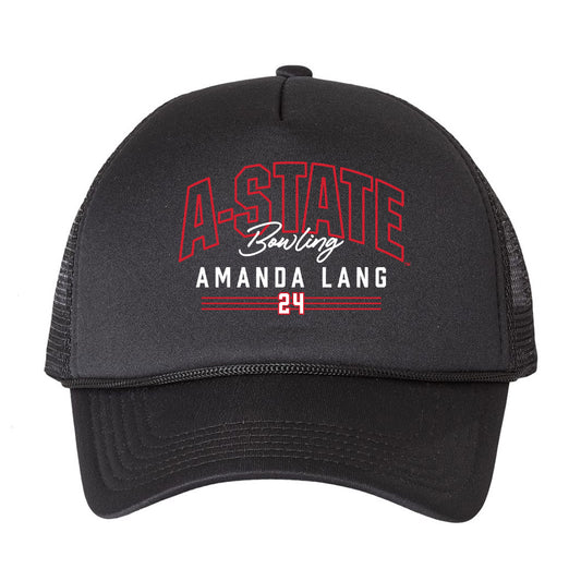 Arkansas State - NCAA Women's Bowling : Amanda Lang - Trucker Hat