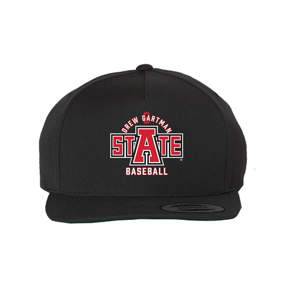 Arkansas State - NCAA Baseball : Drew Gartman - Snapback Hat-0