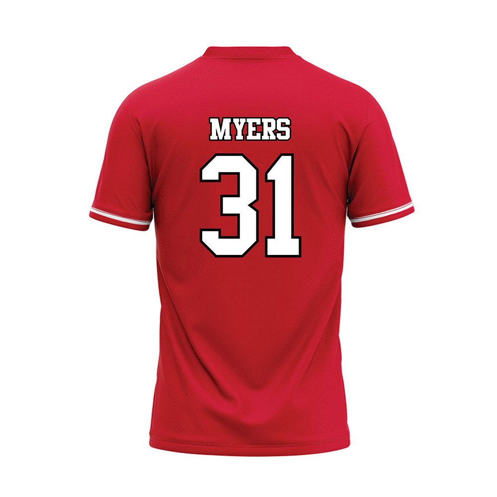 Marist - NCAA Softball : Kiley Myers - Red Baseball Jersey-1