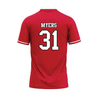 Marist - NCAA Softball : Kiley Myers - Red Baseball Jersey-1