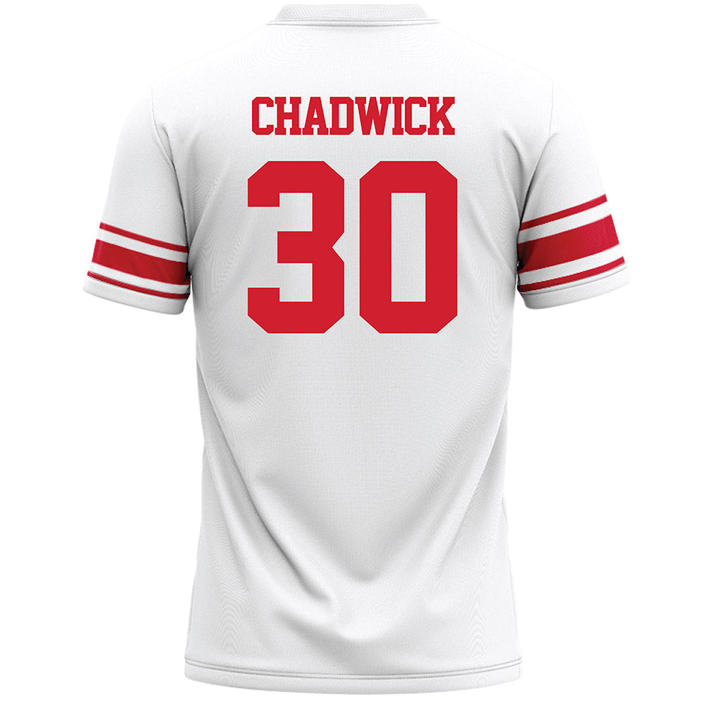 Marist - NCAA Men's Lacrosse : Matthew Chadwick - White Lacrosse Jersey -1