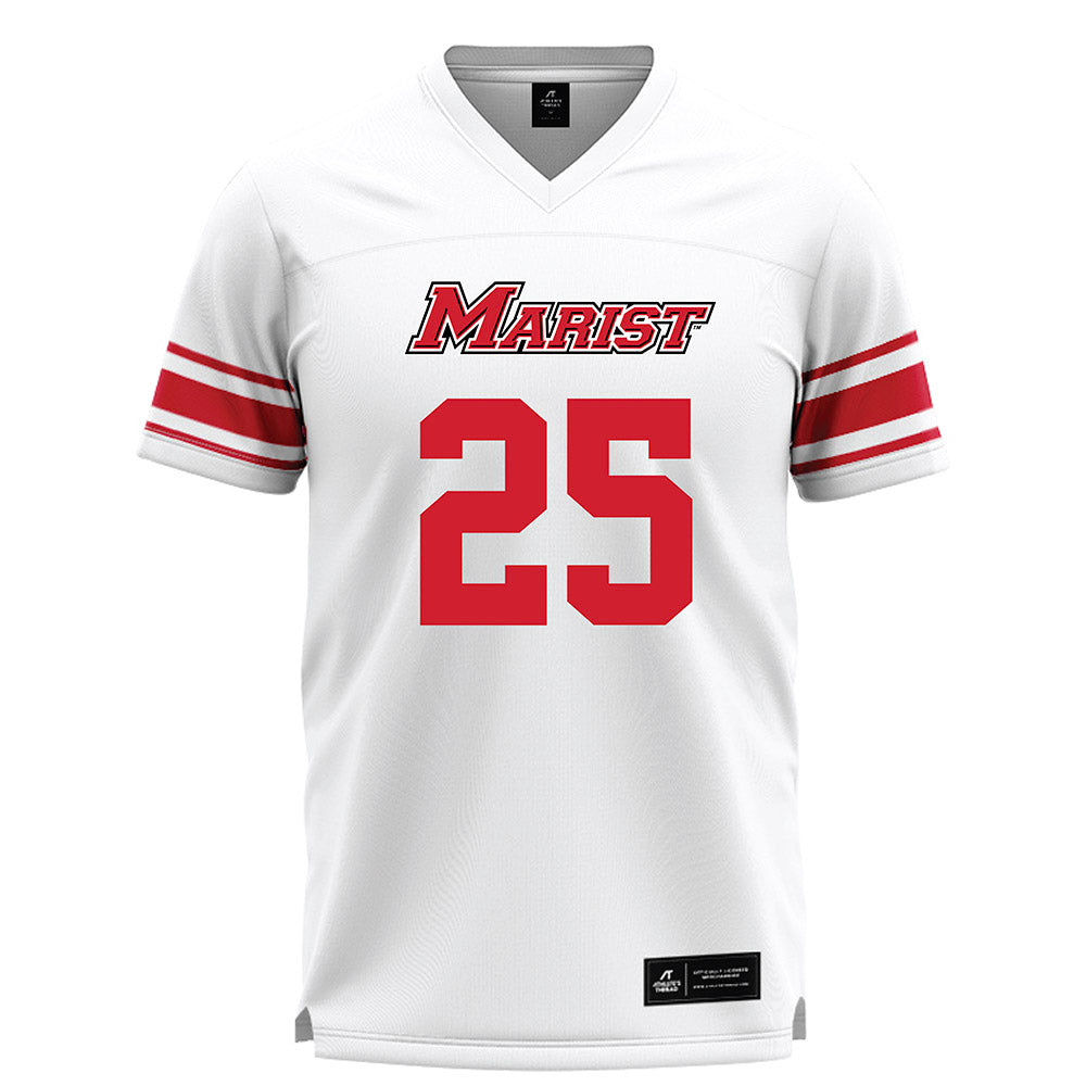Marist - NCAA Men's Lacrosse : Brady Dolan - White Lacrosse Jersey -0