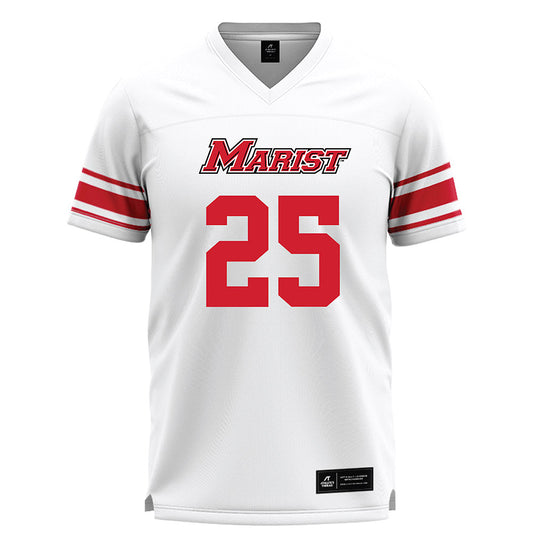 Marist - NCAA Men's Lacrosse : Brady Dolan - White Lacrosse Jersey -0