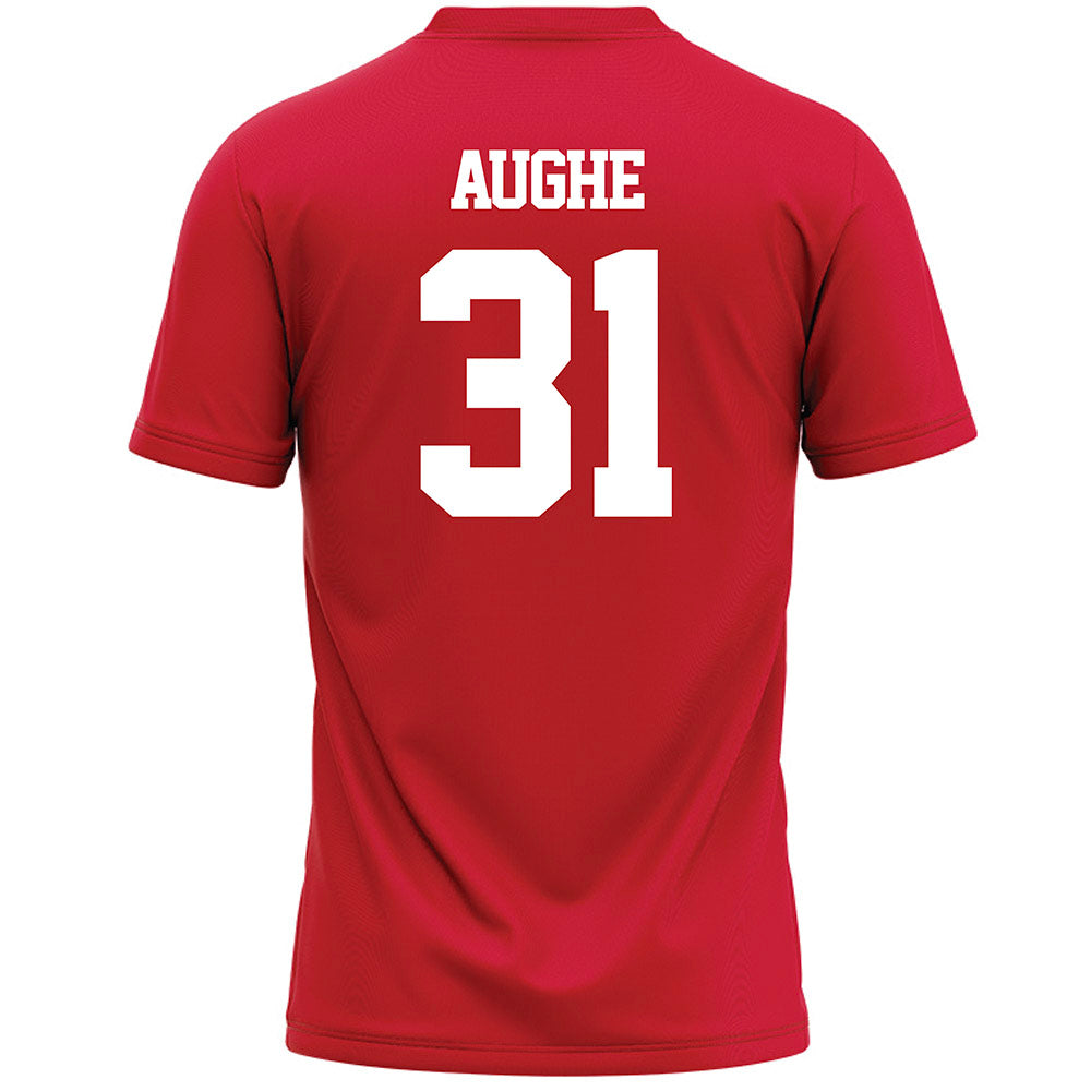 Marist - NCAA Men's Lacrosse : Conner Aughe - Red Lacrosse Jersey -1