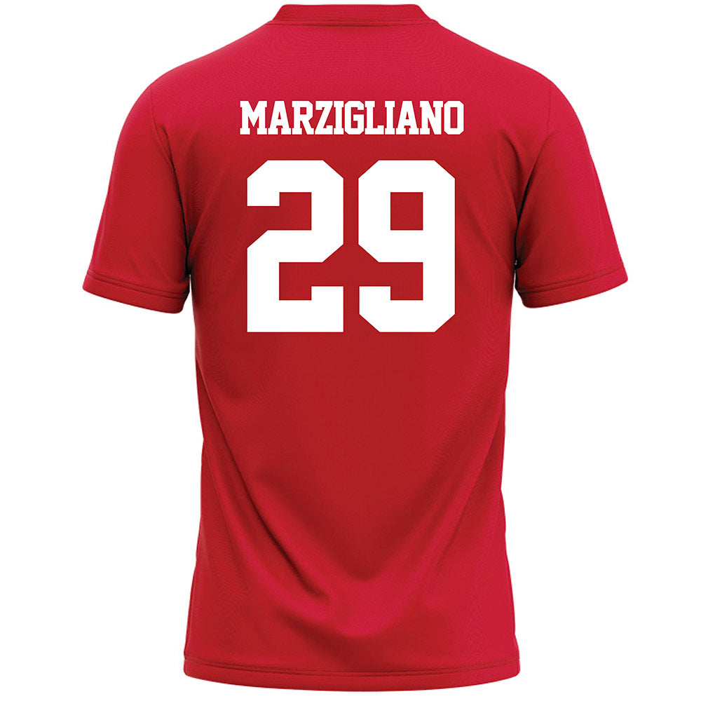 Marist - NCAA Men's Lacrosse : Gavin Marzigliano - Red Lacrosse Jersey -1
