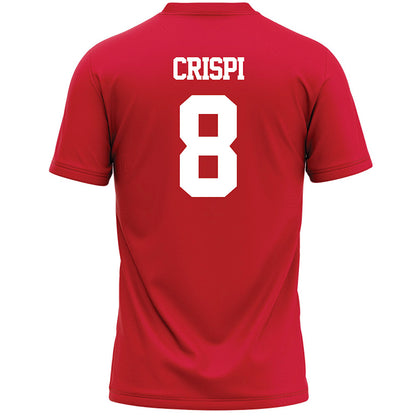 Marist - NCAA Men's Lacrosse : Vincent Crispi - Red Lacrosse Jersey -1