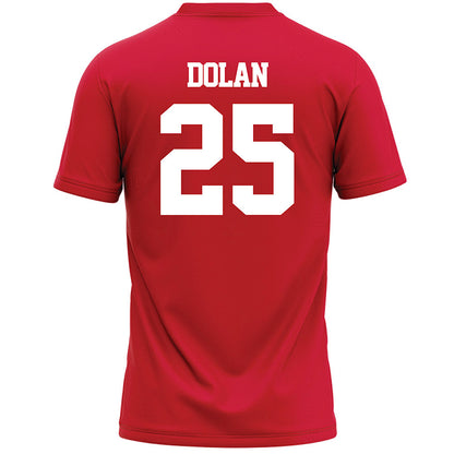 Marist - NCAA Men's Lacrosse : Brady Dolan - Red Lacrosse Jersey -1