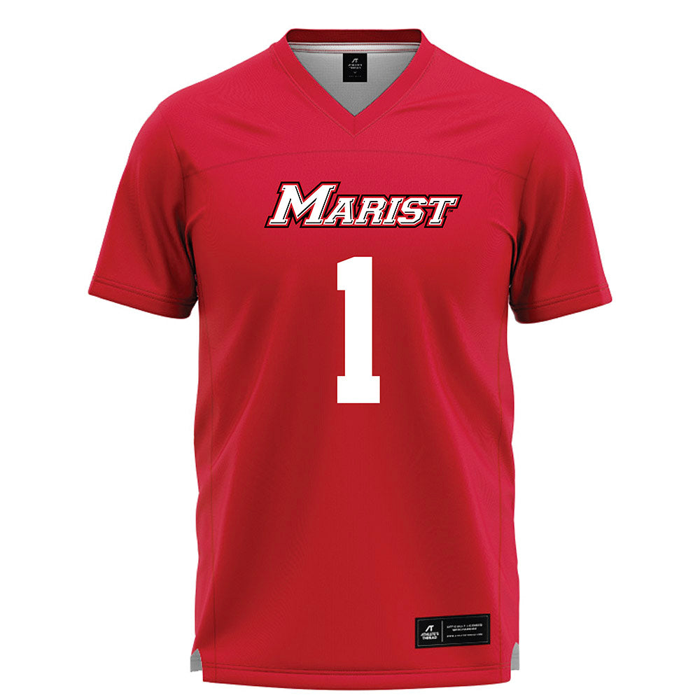 AAThread - Default Organization : 1 Athlete - Red Lacrosse Jersey-0