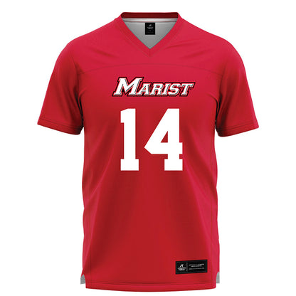 Marist - NCAA Men's Lacrosse : Jack Wable - Red Lacrosse Jersey -0