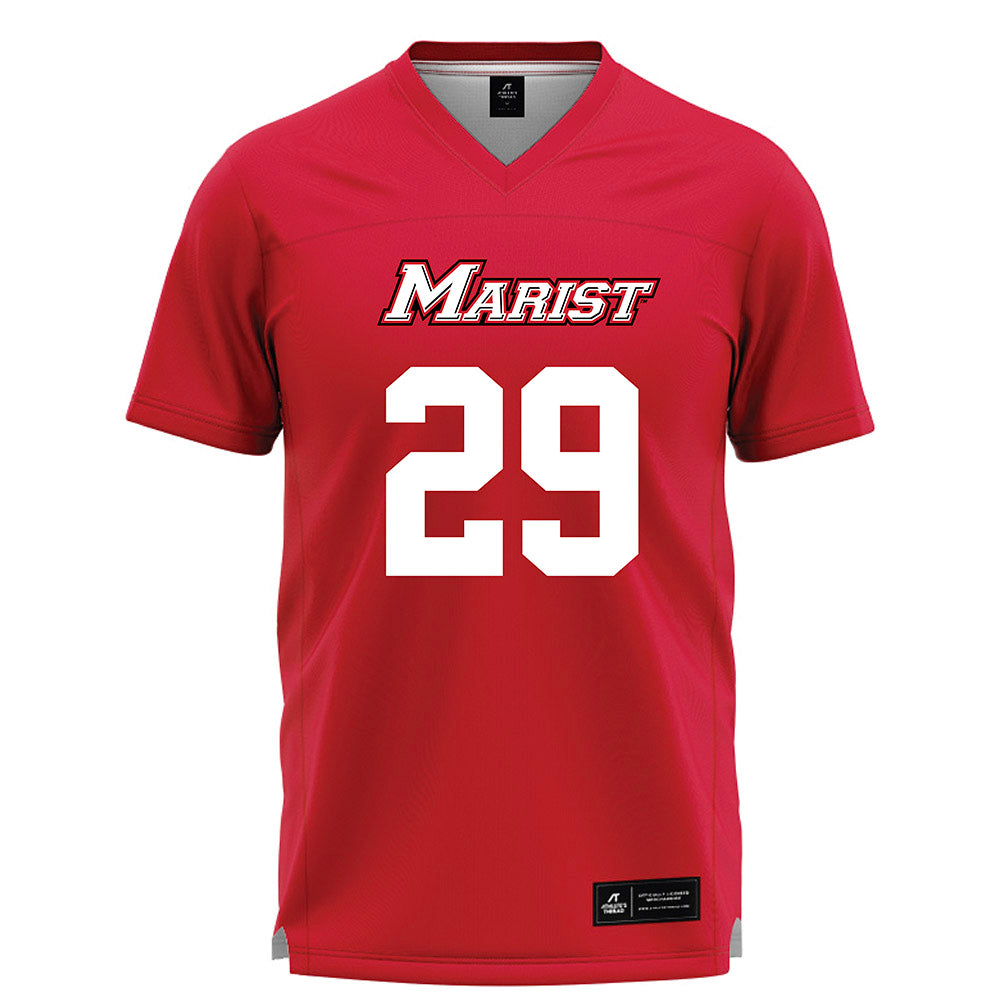 Marist - NCAA Men's Lacrosse : Gavin Marzigliano - Red Lacrosse Jersey -0