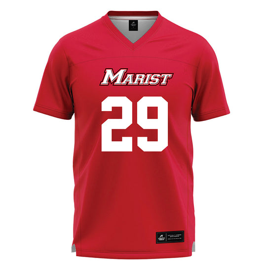 Marist - NCAA Men's Lacrosse : Gavin Marzigliano - Red Lacrosse Jersey -0