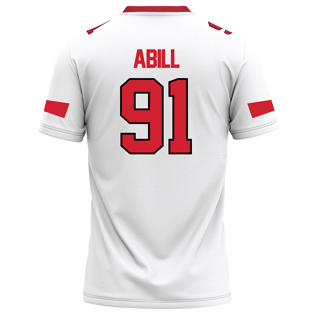 Marist - NCAA Football : Joseph Abill - White Football Jersey-1