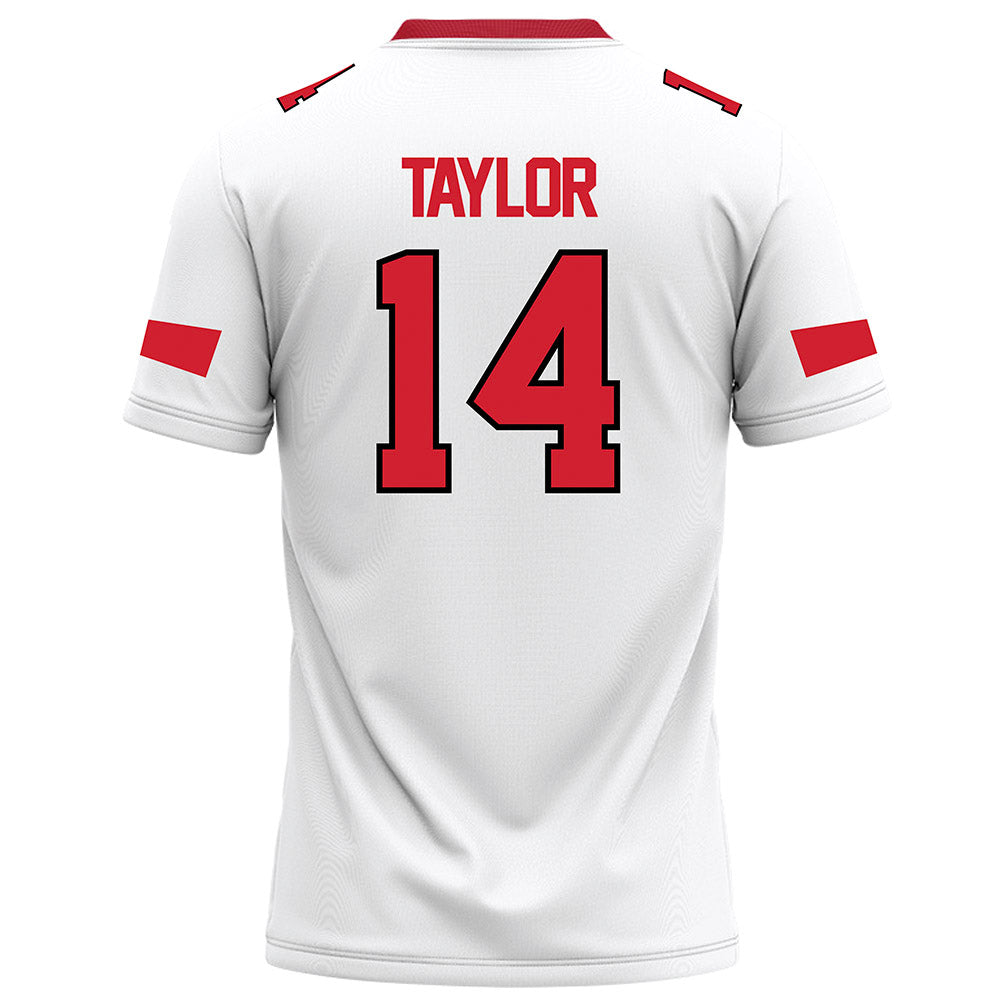 Marist - NCAA Football : Jayden Taylor - White Football Jersey-1