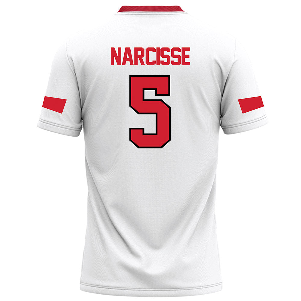 Marist - NCAA Football : Lamont Narcisse - White Football Jersey-1
