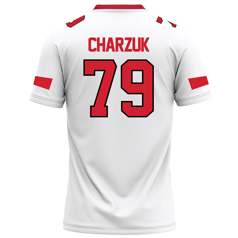 Marist - NCAA Football : Dixon Charzuk - White Football Jersey-1