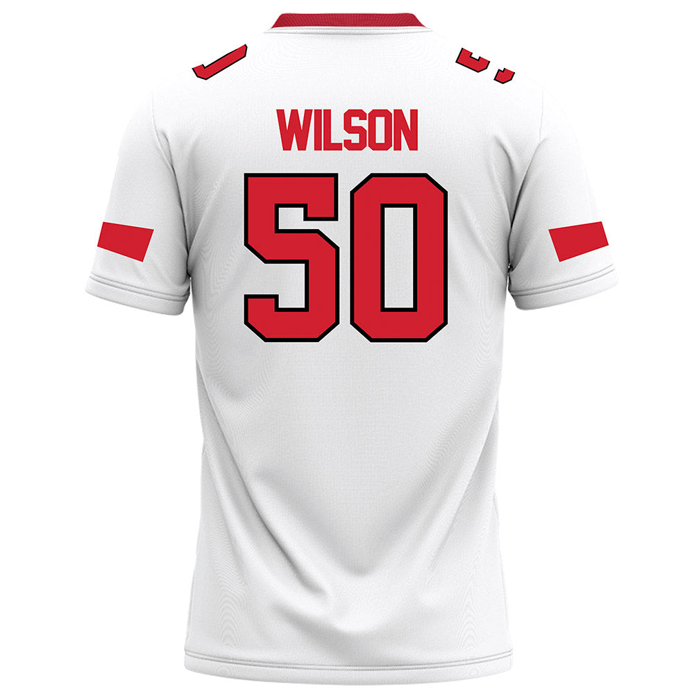 Marist - NCAA Football : Trevor Wilson - White Football Jersey-1