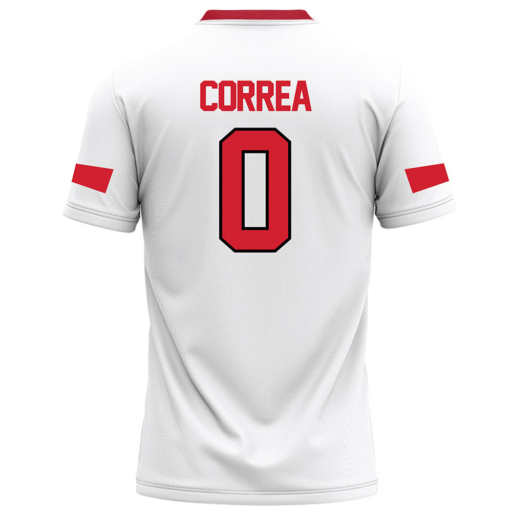 Marist - NCAA Football : Santino Correa - White Football Jersey-1