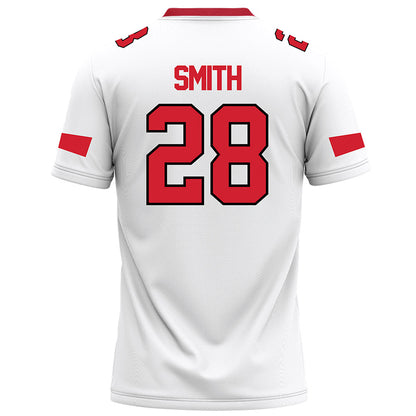 Marist - NCAA Football : Rechee Smith - White Football Jersey-1