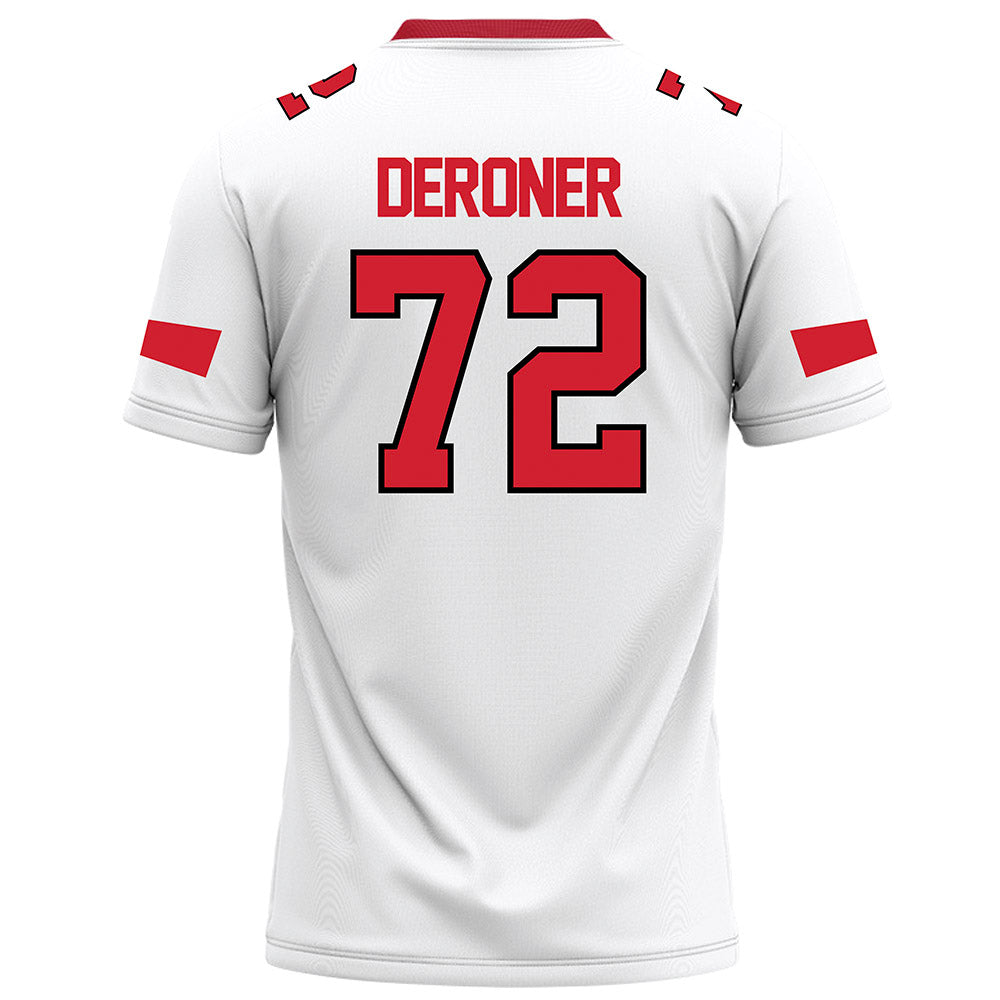 Marist - NCAA Football : Carson DeRoner - White Football Jersey-1
