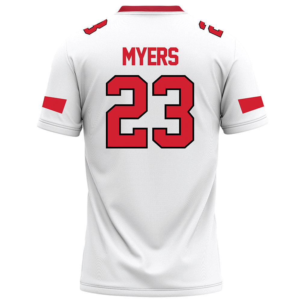 Marist - NCAA Football : Stephen Myers - White Football Jersey-1