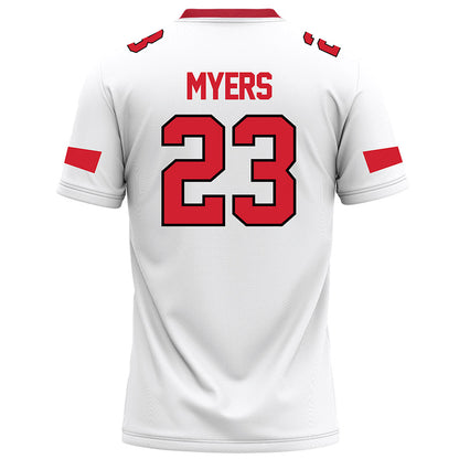 Marist - NCAA Football : Stephen Myers - White Football Jersey-1