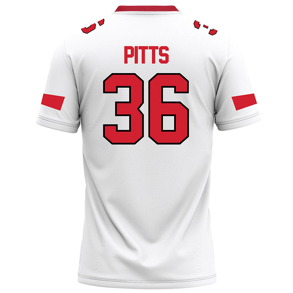 Marist - NCAA Football : Corey Pitts - White Football Jersey-1