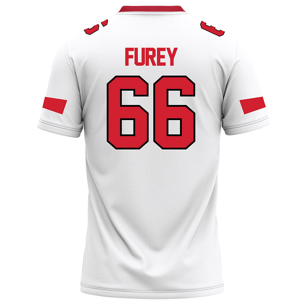 Marist - NCAA Football : Brandon Furey - White Football Jersey-1