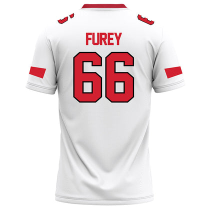 Marist - NCAA Football : Brandon Furey - White Football Jersey-1