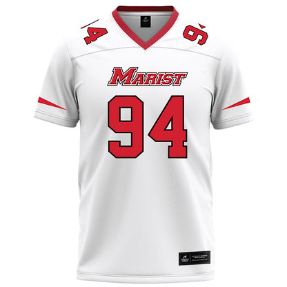 Marist - NCAA Football : Joey Patierno - White Football Jersey-0