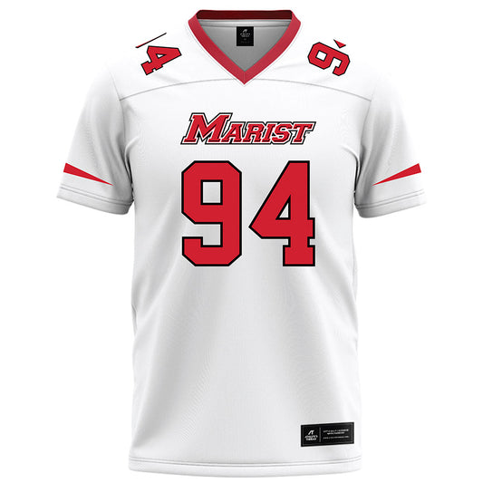 Marist - NCAA Football : Joey Patierno - White Football Jersey-0
