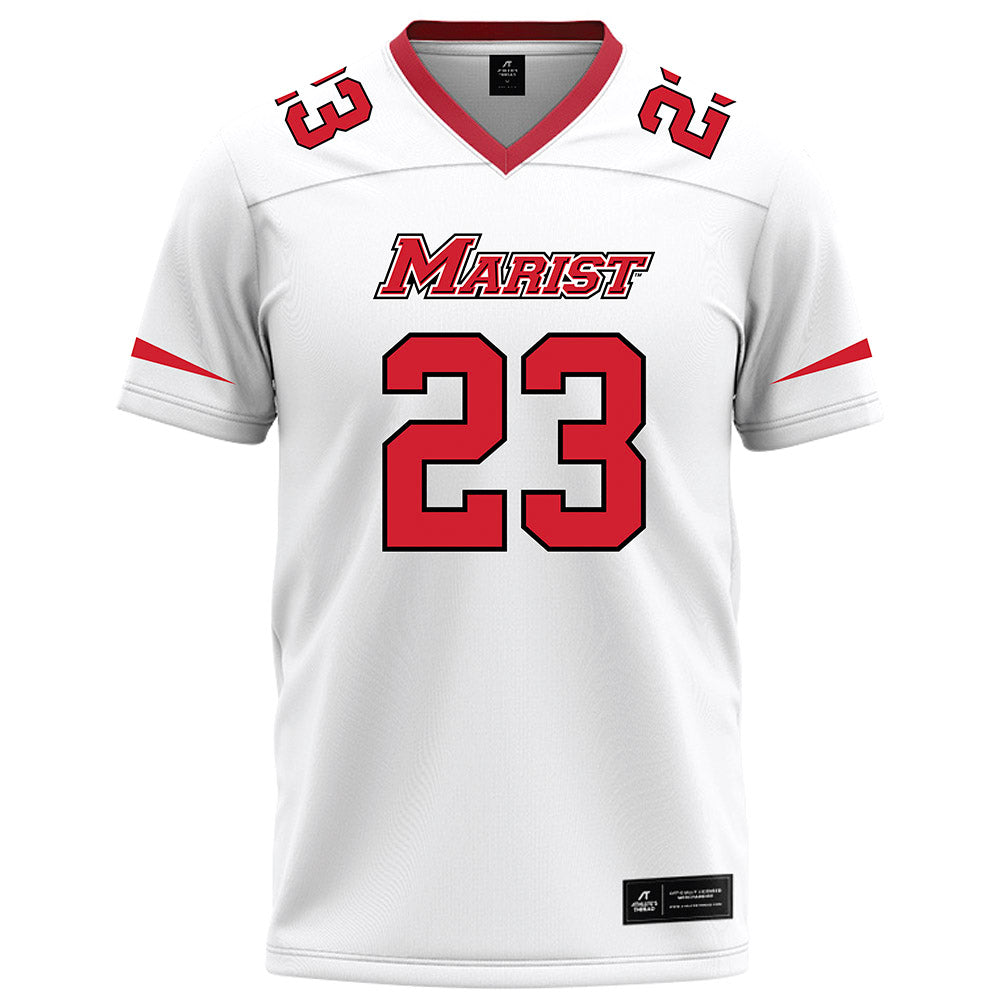 Marist - NCAA Football : Stephen Myers - White Football Jersey-0
