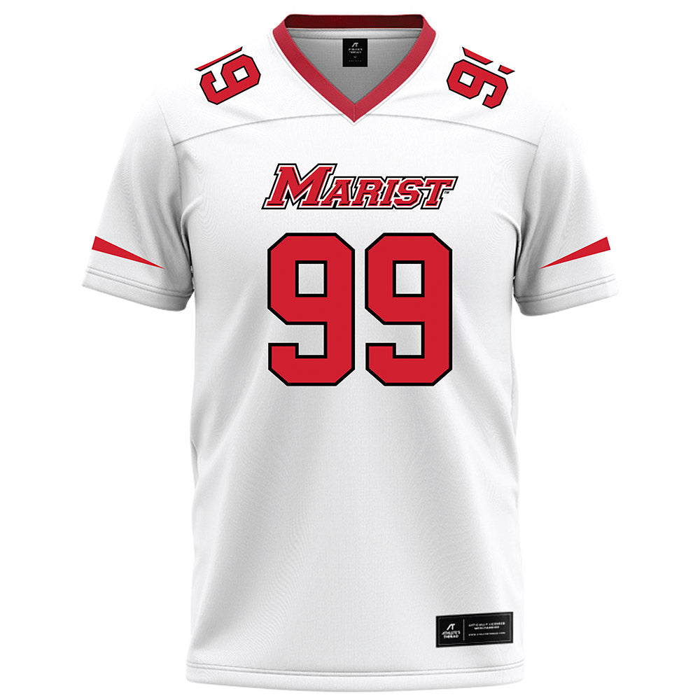 Marist - NCAA Football : Jake Lisicki - White Football Jersey-0