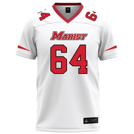 Marist - NCAA Football : Jake Fabian - White Football Jersey-0