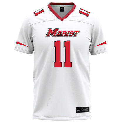 Marist - NCAA Football : Cameron Walter - White Football Jersey-0