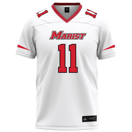 Marist - NCAA Football : Cameron Walter - White Football Jersey-0