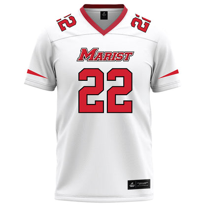 Marist - NCAA Football : Tristan Shannon - White Football Jersey-0