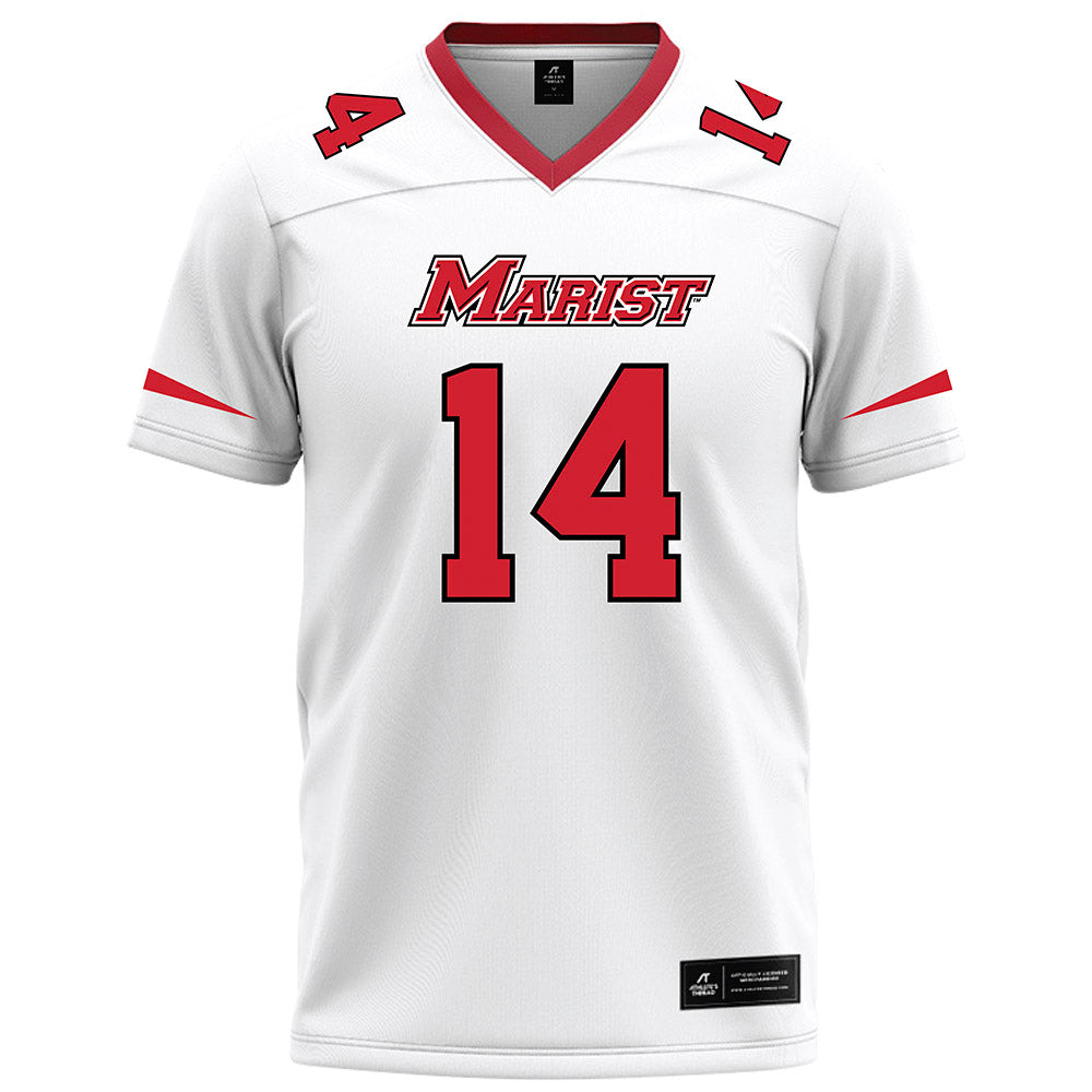 Marist - NCAA Football : Jayden Taylor - White Football Jersey-0