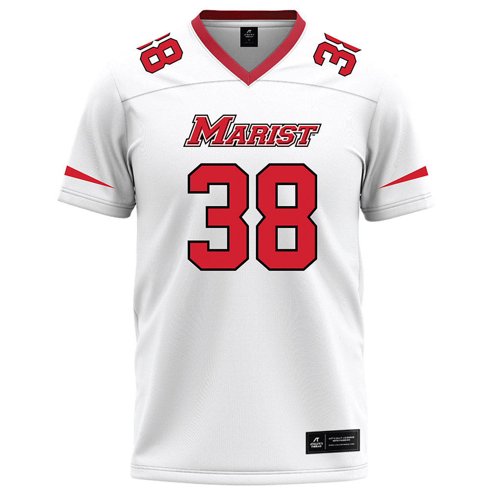 Marist - NCAA Football : Ryan Scribner - White Football Jersey-0