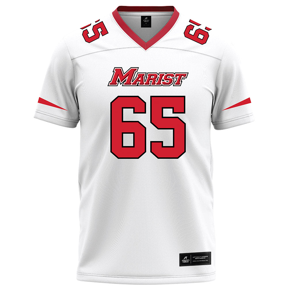 Marist - NCAA Football : Dominic Perricone - White Football Jersey-0