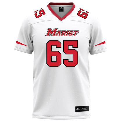 Marist - NCAA Football : Dominic Perricone - White Football Jersey-0